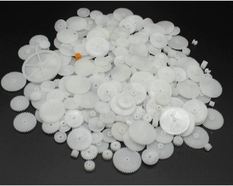 Alextend 200pcs Plastic Gears 0.5 Module for DC Motor DIY Model Toys Accessories - Image 3